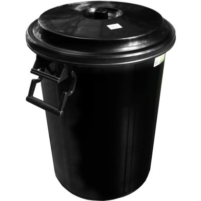 Cubo basura redondo Negro