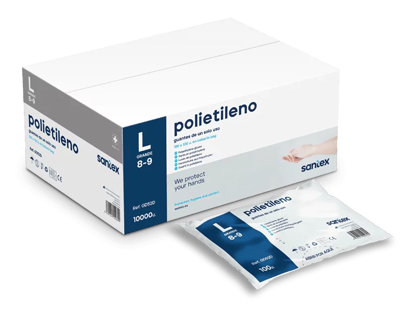 guante polietileno