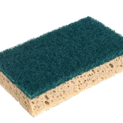 verde con esponja